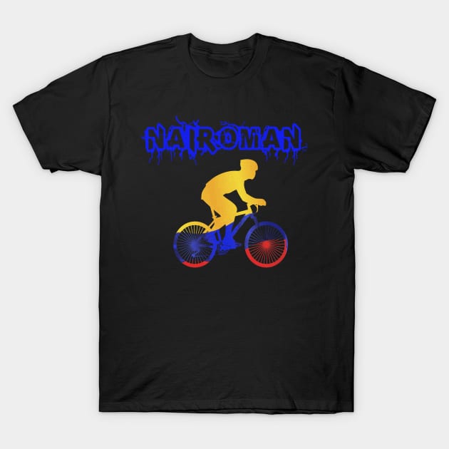 NAIROMAN in France Colombian cycling T-Shirt by albaley